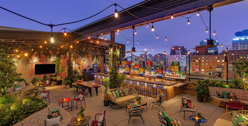 rooftop bar