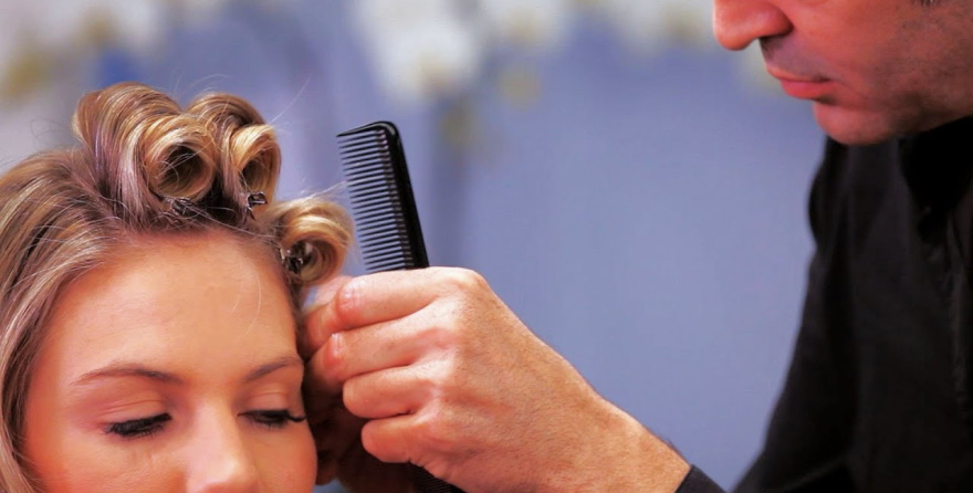 pin-curl-long-hair