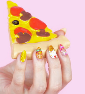 food-themed nail polishes